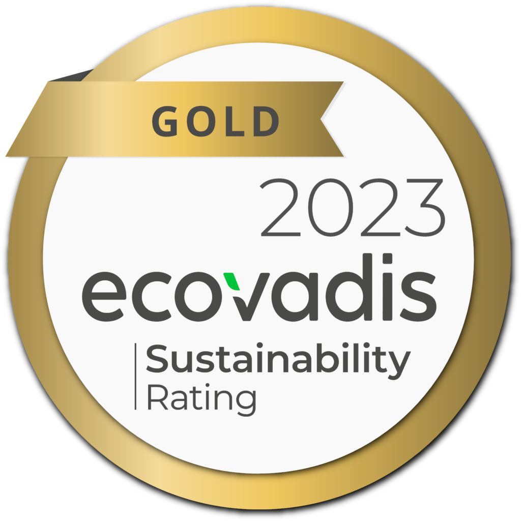 Badge ecovadis gold