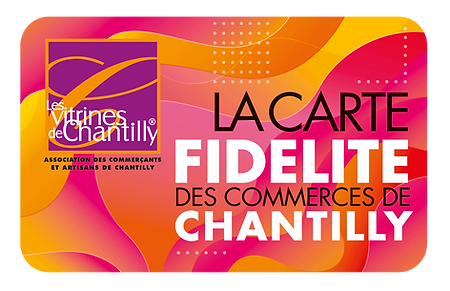carte fidélité chantilly association de commerçants